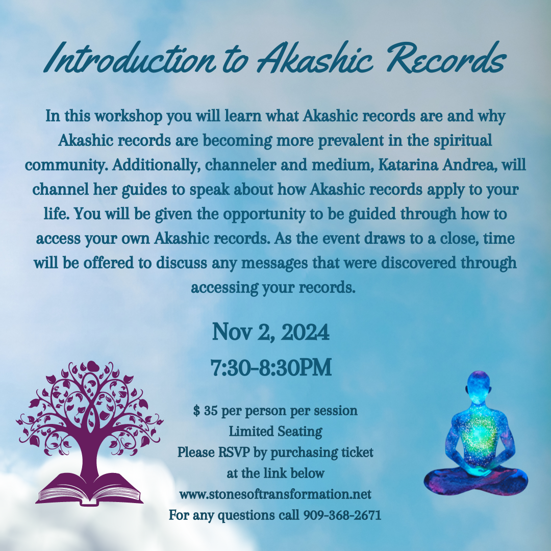 Introduction to Akashic Records 11/2/24