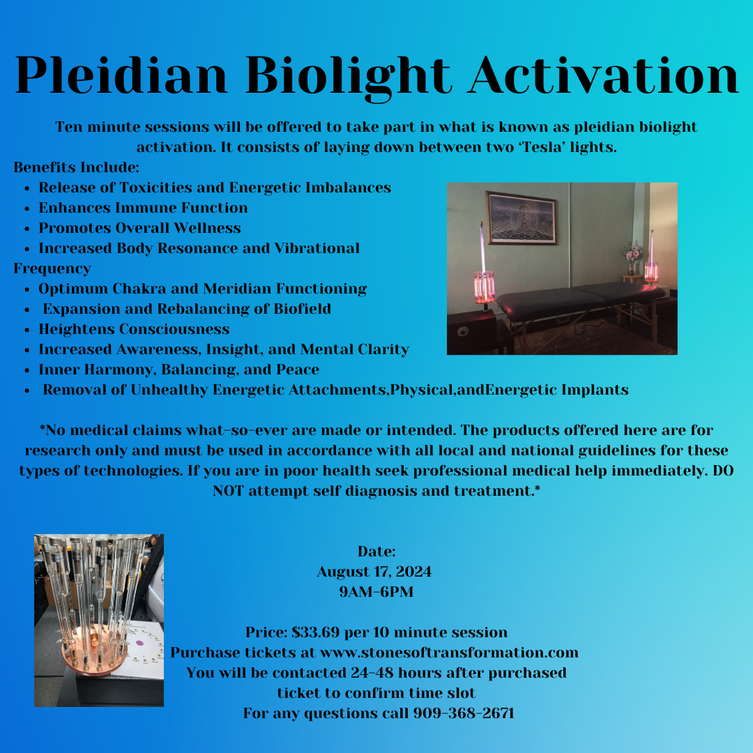 Pleidian Biolight Activation- August 17th