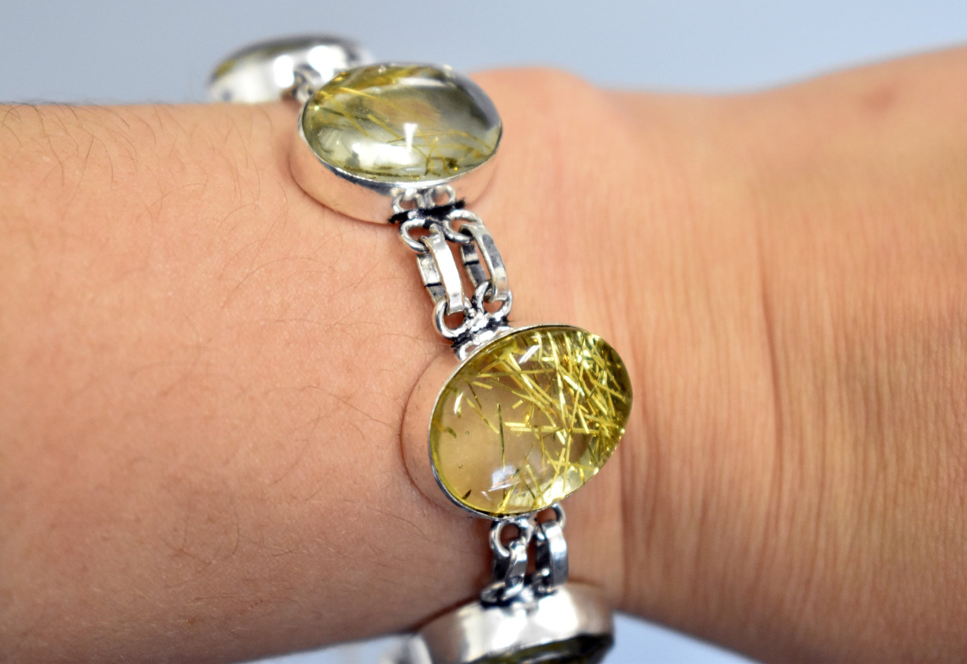 stones-of-transformation - Golden Rutilated Quartz Bracelet - Stones of Transformation - 