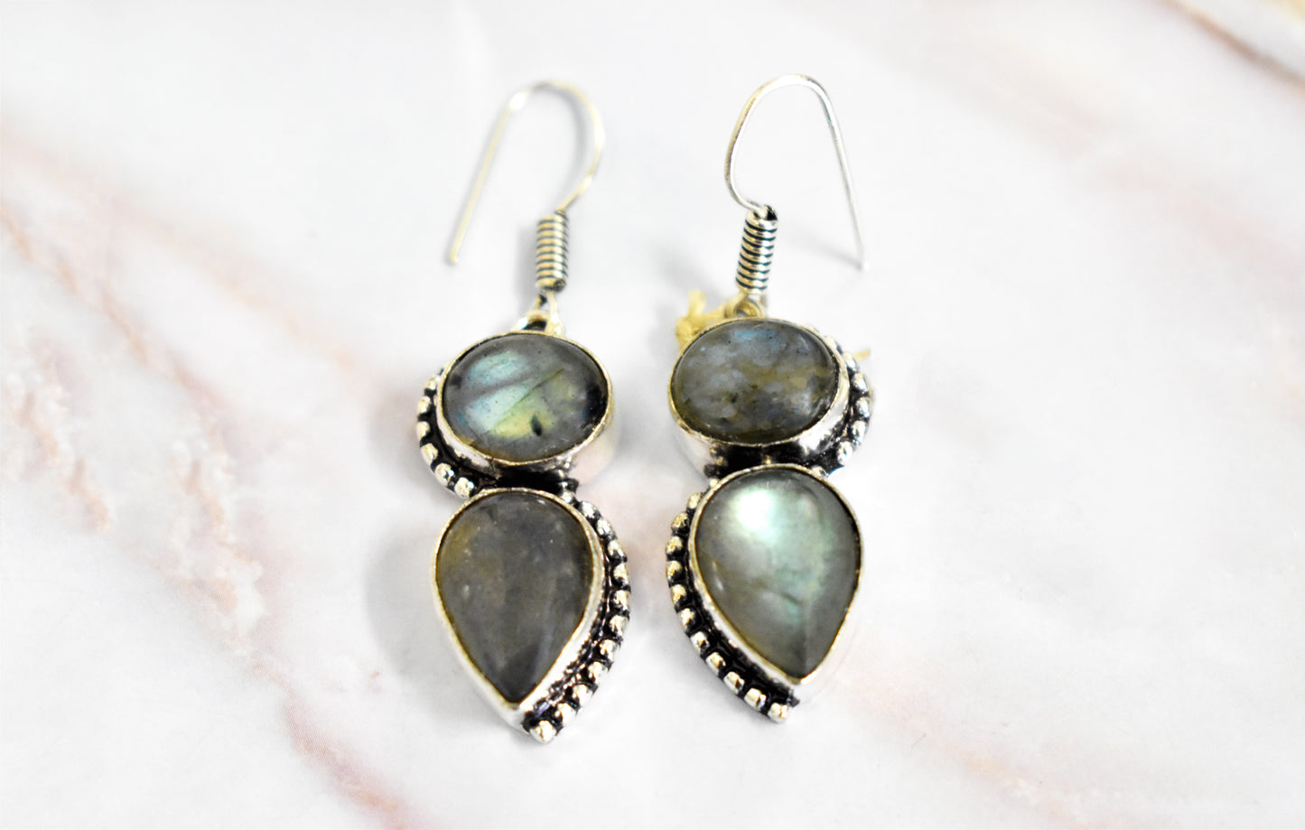 Labradorite Earrings