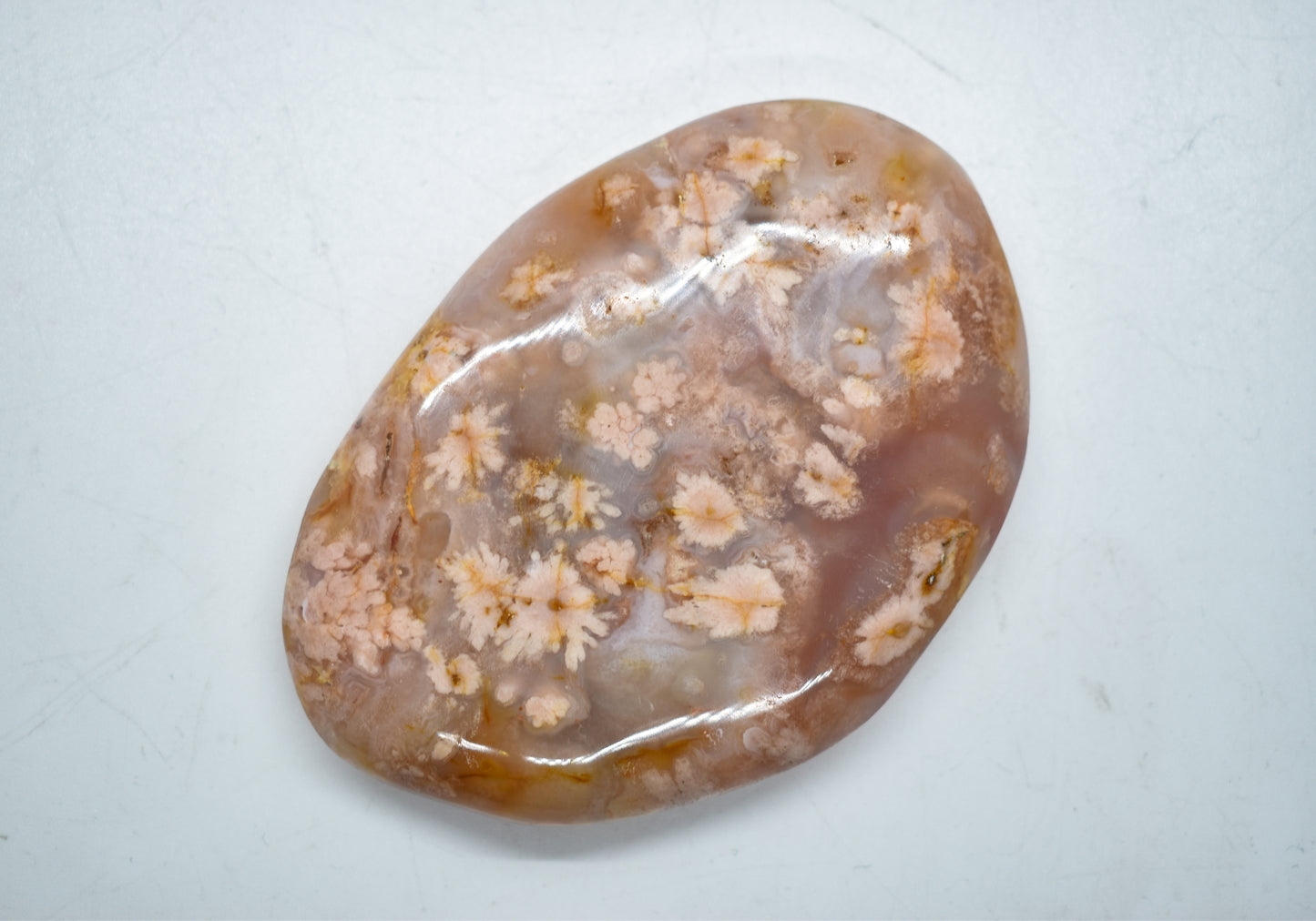 Flower Agate Palmstone