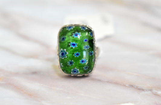 stones-of-transformation - Murano Glass Ring (Size 8) - Stones of Transformation - 