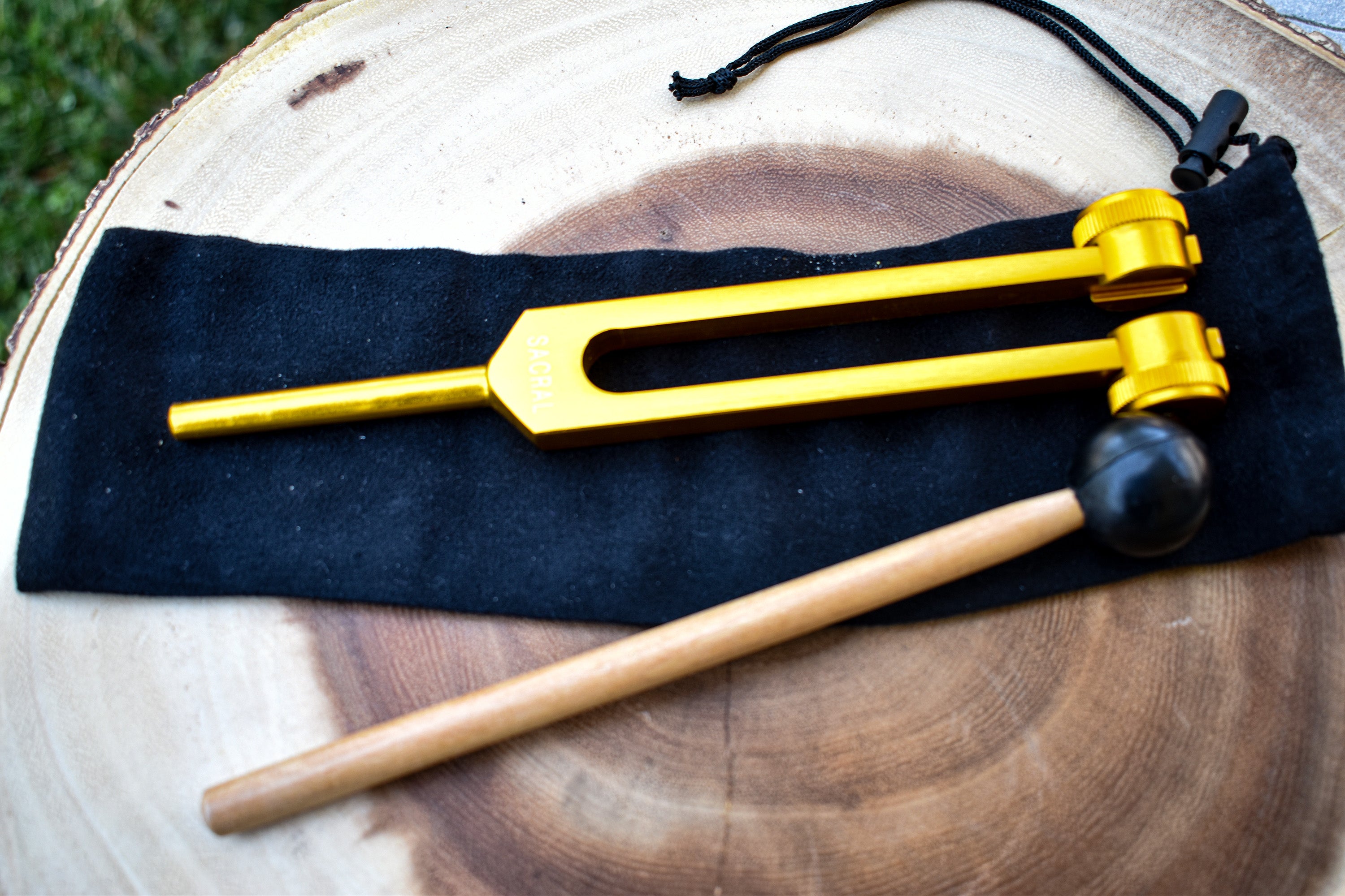 Yellow Weighted Tuning Fork (Solar Plexus Chakra) – Stones of